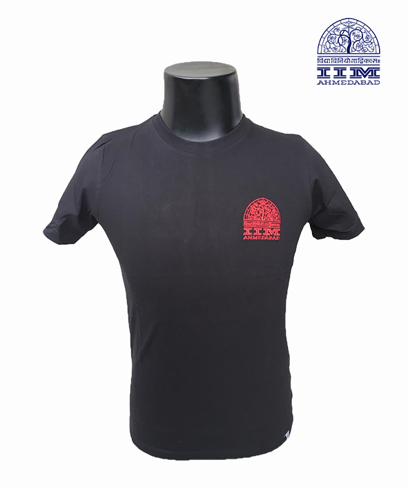 Round Neck Logo Black